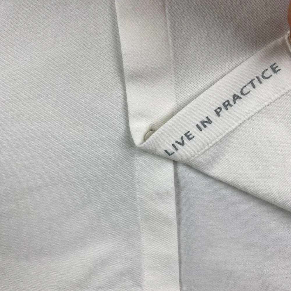 Lululemon Commission Shirt Men L White Twill Long Sleeve Button Up Casual